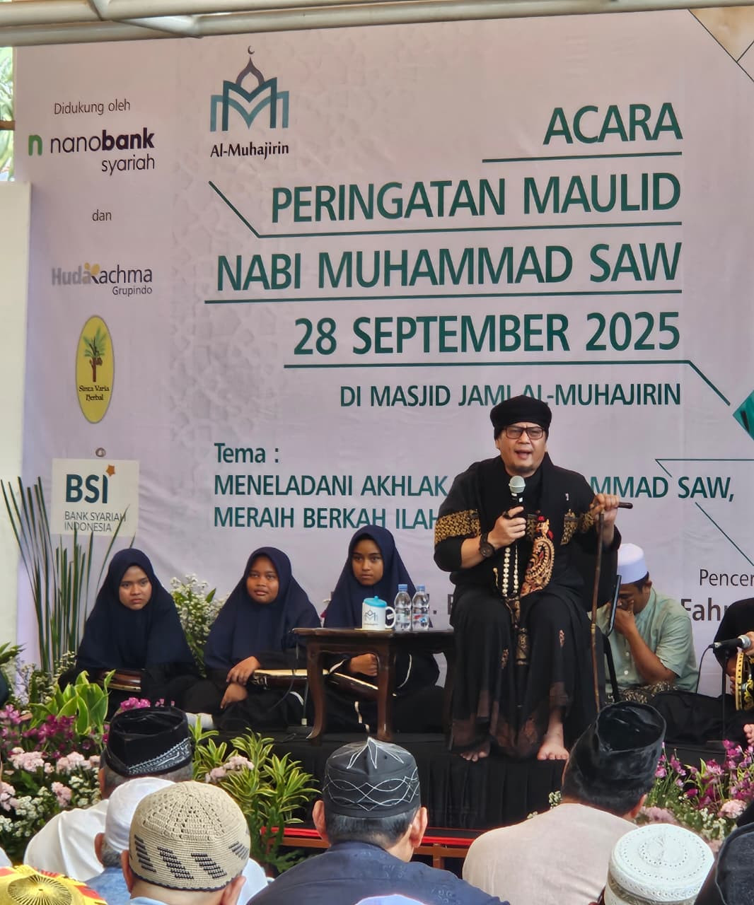 Maulid Nabi Muhammad 1447 H / 2025 di Masjid Al Muhajirin Permata Pamulang